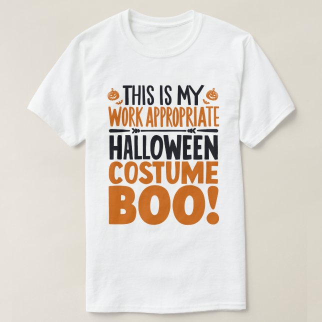 Camiseta Este Es Mi Obra Adecuada Para Halloween Costume Bo (Diseño del anverso)