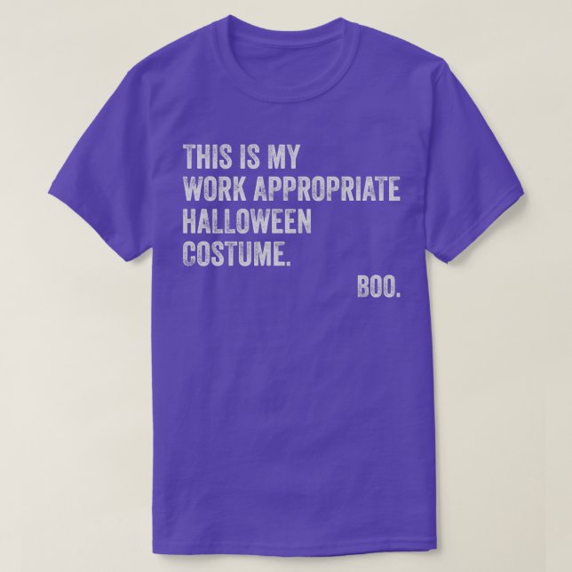 Camiseta Este Es Mi Obra Adecuada Para Halloween Costume Bo (Diseño del anverso)