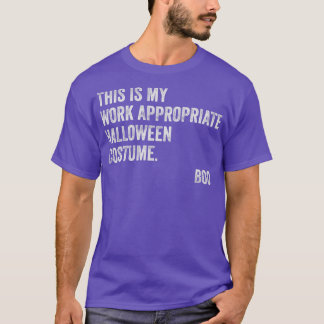 Camiseta Este Es Mi Obra Adecuada Para Halloween Costume Bo
