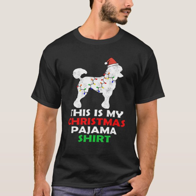Camiseta Este Es Mi Pajama De Navidades De Carne (Anverso)