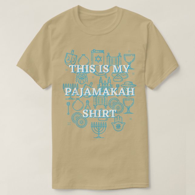 Camiseta Este Es Mi Pajamakah Hanukkah Pajama (Diseño del anverso)