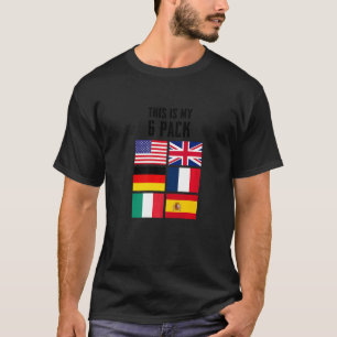 Camiseta Este Es Mi Paquete De 6 Diseños Gráficos Sarcástic