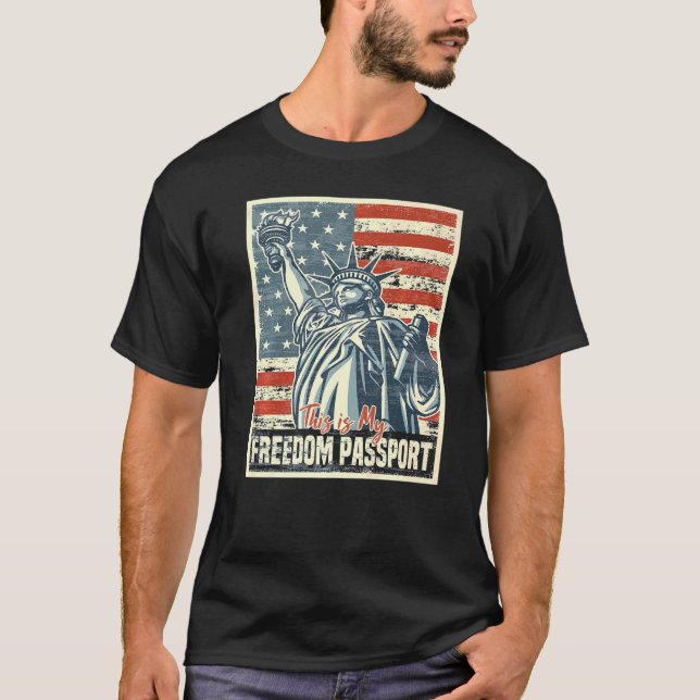 Camiseta Este es mi pasaporte de libertad (Anverso)