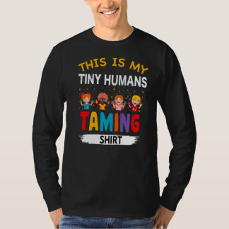 Camiseta Este Es Mi Pequeño Humanidad Taming Daycare Provid