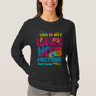 Camiseta Este es mi perezoso disfraz de los ochenta