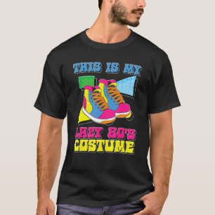 Camiseta Este es mi perezoso Fiesta de los 80 con traje ret