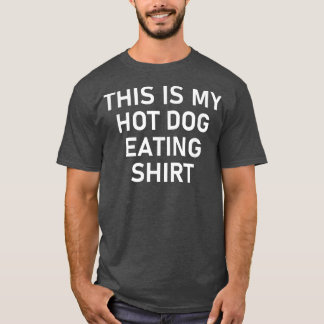 Camiseta Este Es Mi Perro Caliente Comiendo, Divertido, Chi
