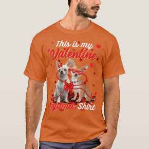 Camiseta Este Es Mi Perro De San Valentín Pajama Chihuahua