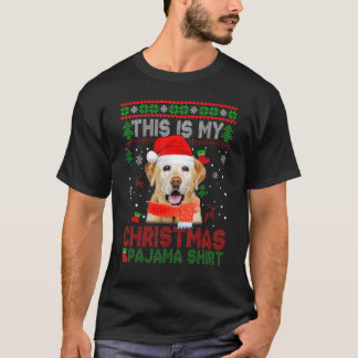 Camiseta Este Es Mi Perro Pajama Labrador, Mi Feo Navidad