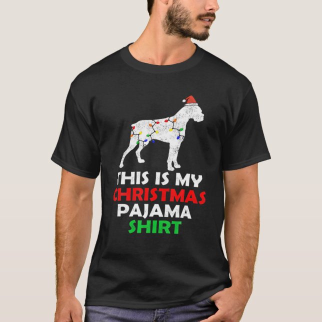 Camiseta Este es mi pijama de Navidad Boxer (Anverso)