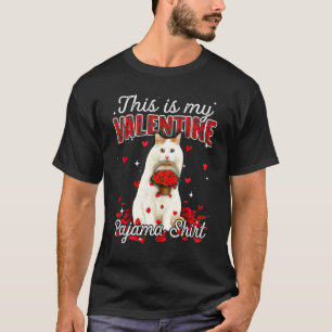 Camiseta Este Es Mi Pijama De San Valentín Gato Van Turco