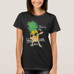 Camiseta Este Es Mi Pineap De Playa De Hawaii Luau Aloha Ha