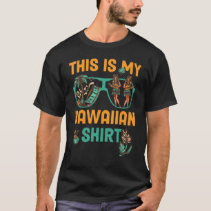 Camiseta Este Es Mi Pineap De Playa De Hawaii Luau Aloha Ha