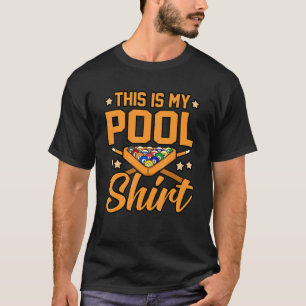 Camiseta Este Es Mi Piscina Billiards Snooker Sports Player