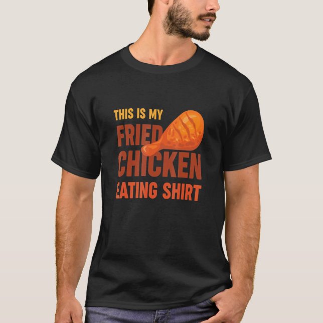 Camiseta Este es mi pollo frito comiendo   Pollo (Anverso)