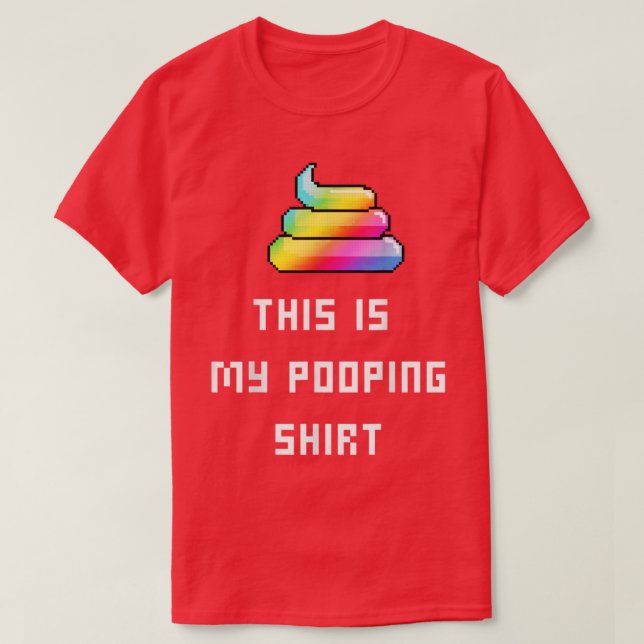 Camiseta Este Es Mi Pooping  (Diseño del anverso)