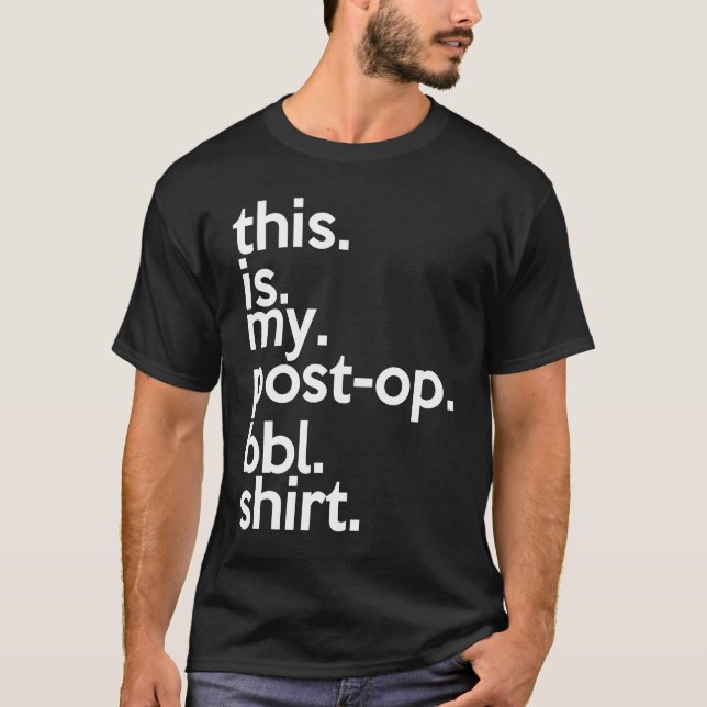 Camiseta Este es mi post Op BBL (Anverso)