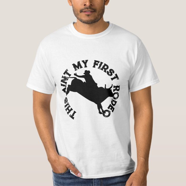 Camiseta Este es mi primer rodeo (Anverso)