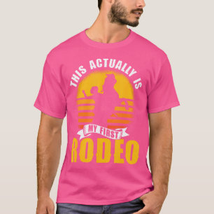 Camiseta Este Es Mi Primer Rodeo De Cobardes De Texas