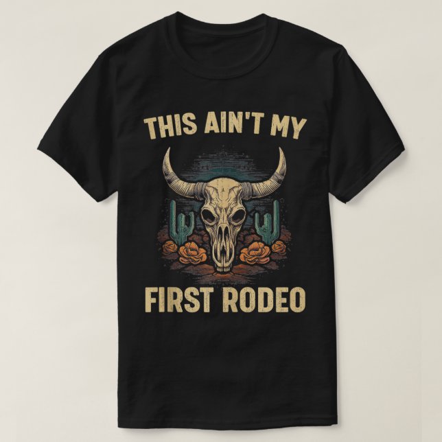 Camiseta Este es mi primer rodeo del Rodeo del Oeste (Diseño del anverso)