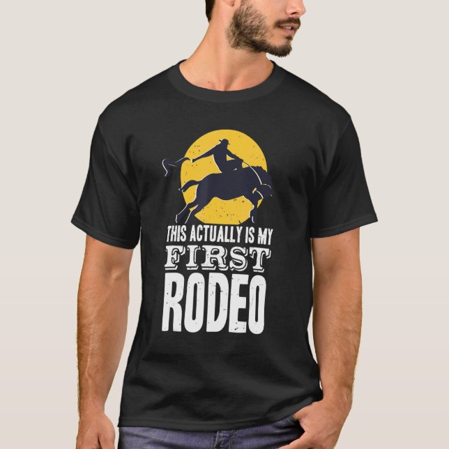 Camiseta Este Es Mi Primer Toro De Rodeo. (Anverso)