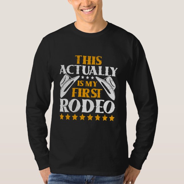 Camiseta Este Es Mi Primer Toro De Rodeo. (Anverso)