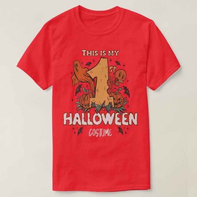 Camiseta Este Es Mi Primer Vestido De Halloween 275 (Diseño del anverso)