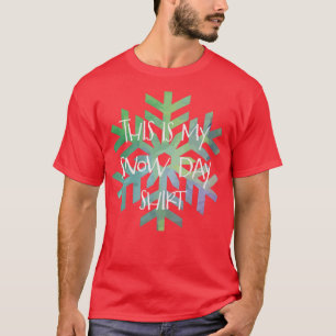 Camiseta Este es mi profesor del Día de la Nieve, la motiva