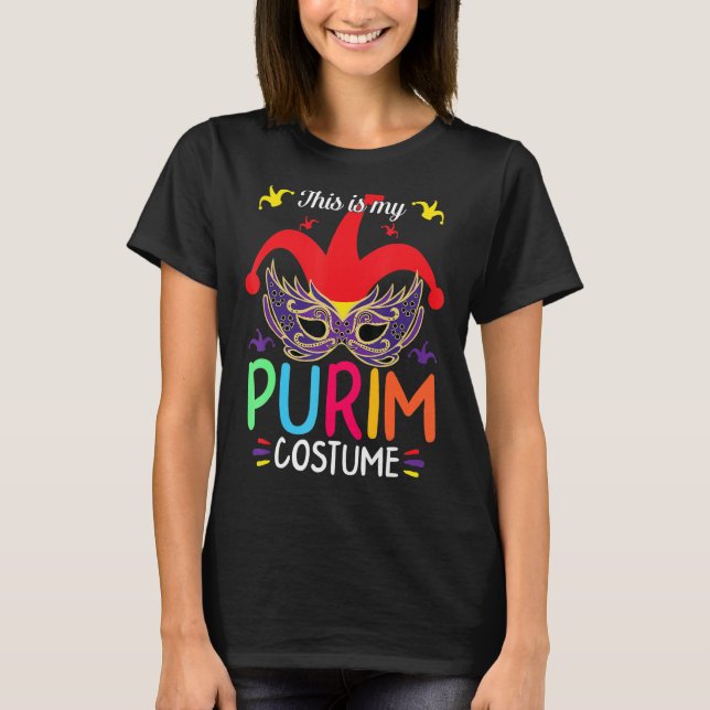 Camiseta Este Es Mi Purim Costume Feliz Purim Holiday Jewis (Anverso)