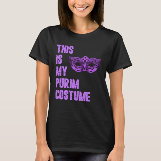 Camiseta Este Es Mi Purim Costume Judío (Anverso)