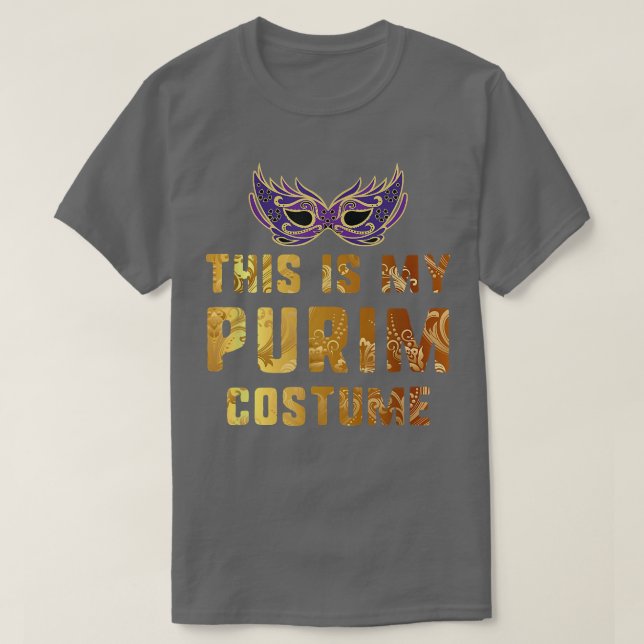 Camiseta Este Es Mi Purim Costume Judío Feliz Fiesta De Pur (Diseño del anverso)