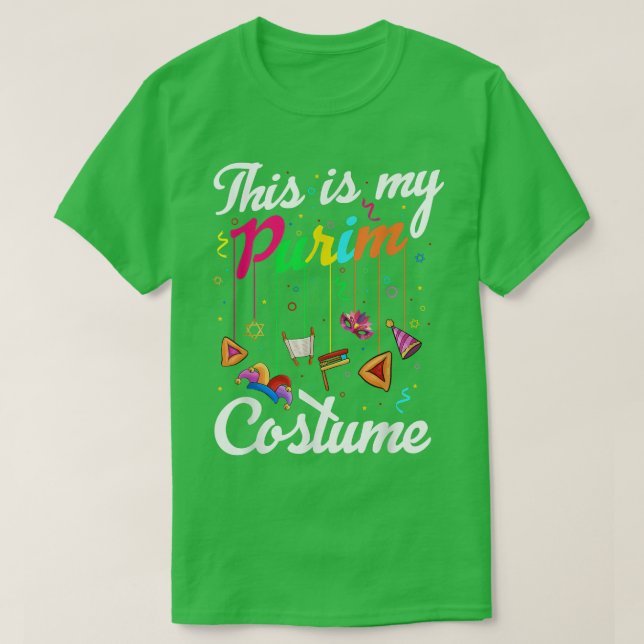 Camiseta Este Es Mi Purim Costume Judío Feliz Purim Hamant (Diseño del anverso)