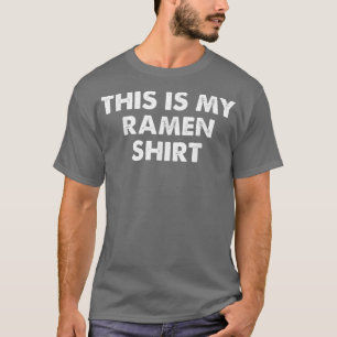 Camiseta Este es mi Ramen Shirt Funny Simple Sarcástico