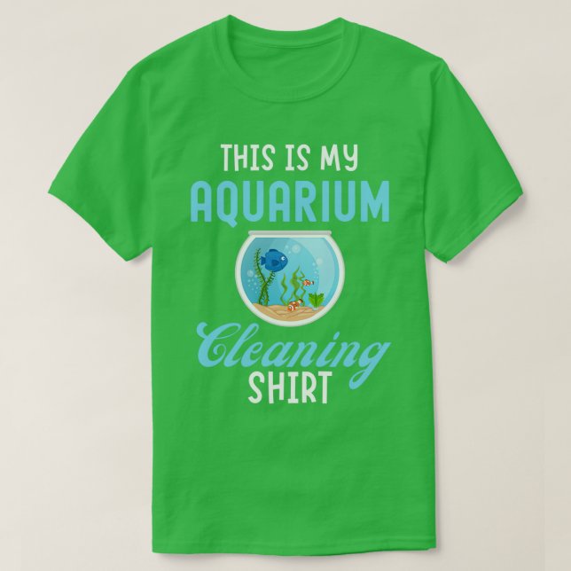 Camiseta Este Es Mi Regalo De Amante De Limpieza De Acuario (Diseño del anverso)