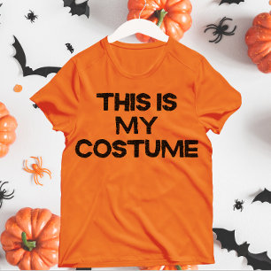 Camiseta Este es mi regalo de Halloween negro y Naranja