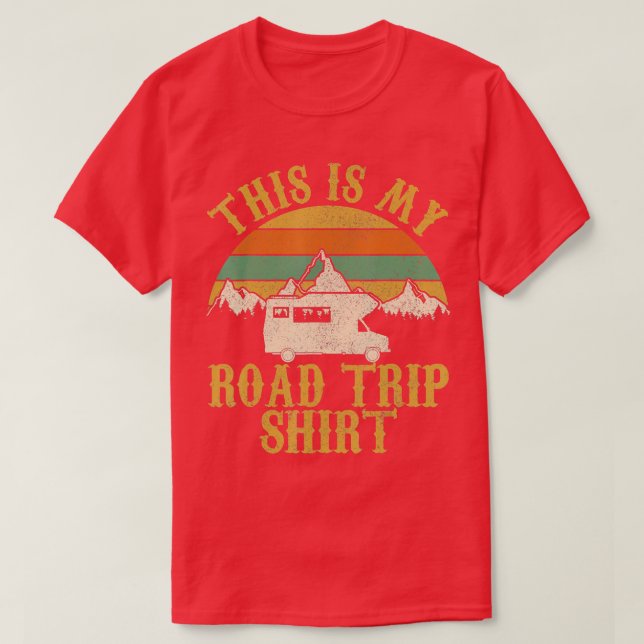 Camiseta Este es mi regalo de viaje por carretera RV Campin (Diseño del anverso)