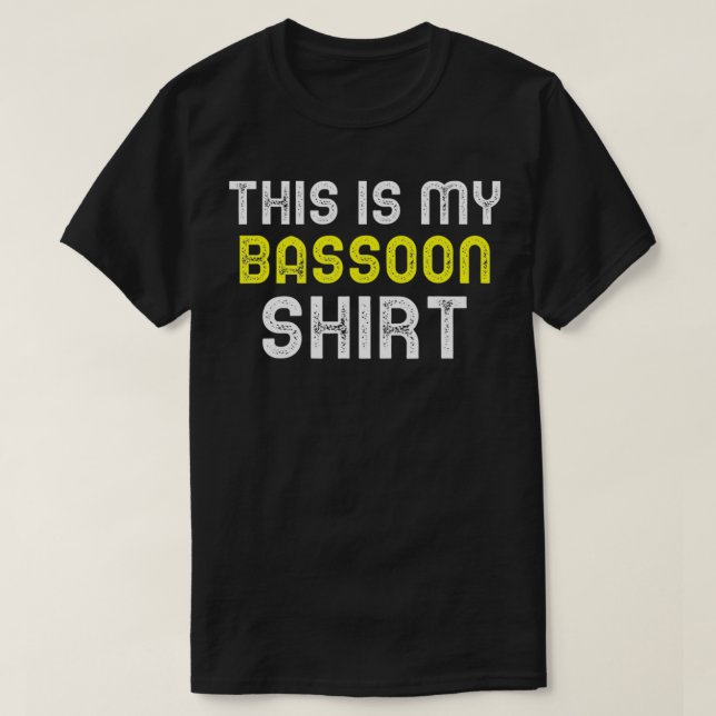 Camiseta Este es mi regalo Guay de Bassoon Funny Player (Diseño del anverso)