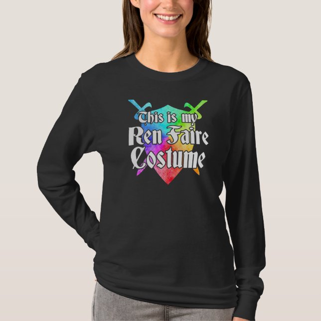 Camiseta Este Es Mi Ren Faire Costume Funny Renais Medieval (Anverso)
