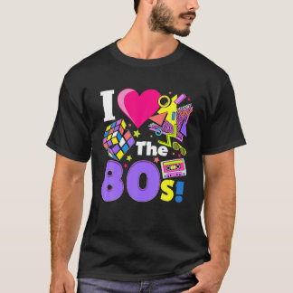 Camiseta Este Es Mi Retro Vintage De Los 80 Amo El 80