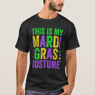 Camiseta Este Es Mi Ropa De Mardi Gras Carnaval Molesto
