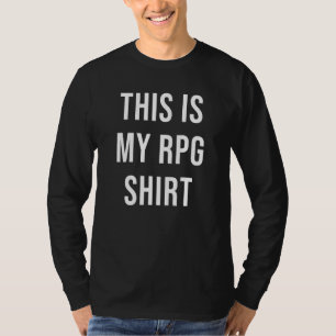 Camiseta Este es mi RPG Mazmorras Maestro DM D20 Dragones