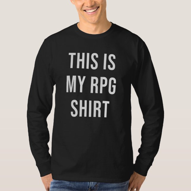 Camiseta Este es mi RPG Mazmorras Maestro DM D20 Dragones (Anverso)