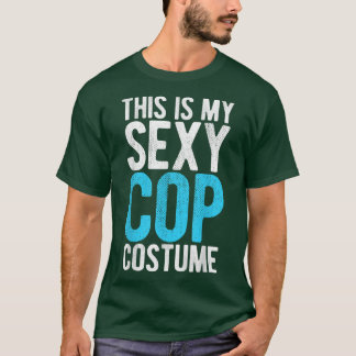 Camiseta Este Es Mi Sey Cop Costume Funny Halloween 6554