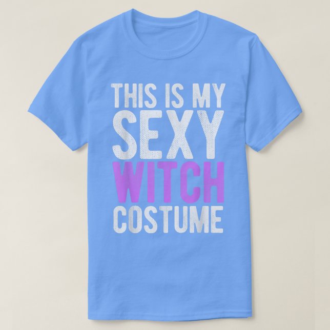 Camiseta Este Es Mi Sey Witch Costume Funny Halloween 6558 (Diseño del anverso)