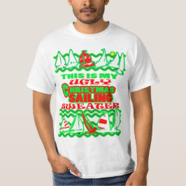 Camiseta Este es mi sudadero velero Navidades feos
