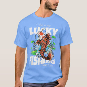 Camiseta Este Es Mi Tee De Pesca Afortunado, Pescador Del D
