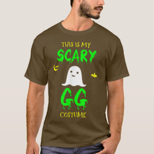 Camiseta Este Es Mi Tierno GG Costume Halloween Lazy Easy 9