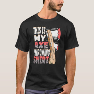 Camiseta Este Es Mi Tirador De Hatchet De Leopardo Ax.