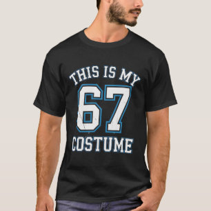 Camiseta Este Es Mi Traje 67 Perezoso Brainrot Meme Niños