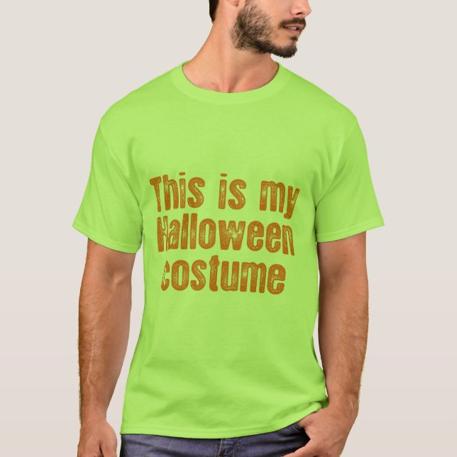 CAMISETA ÉSTE ES MI TRAJE DE HALLOWEEN (Anverso)